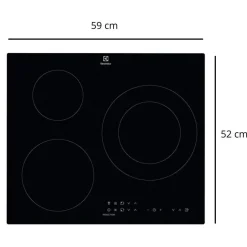 Encimera Inducción de 3 Fuegos ELECTROLUX LIT60336C