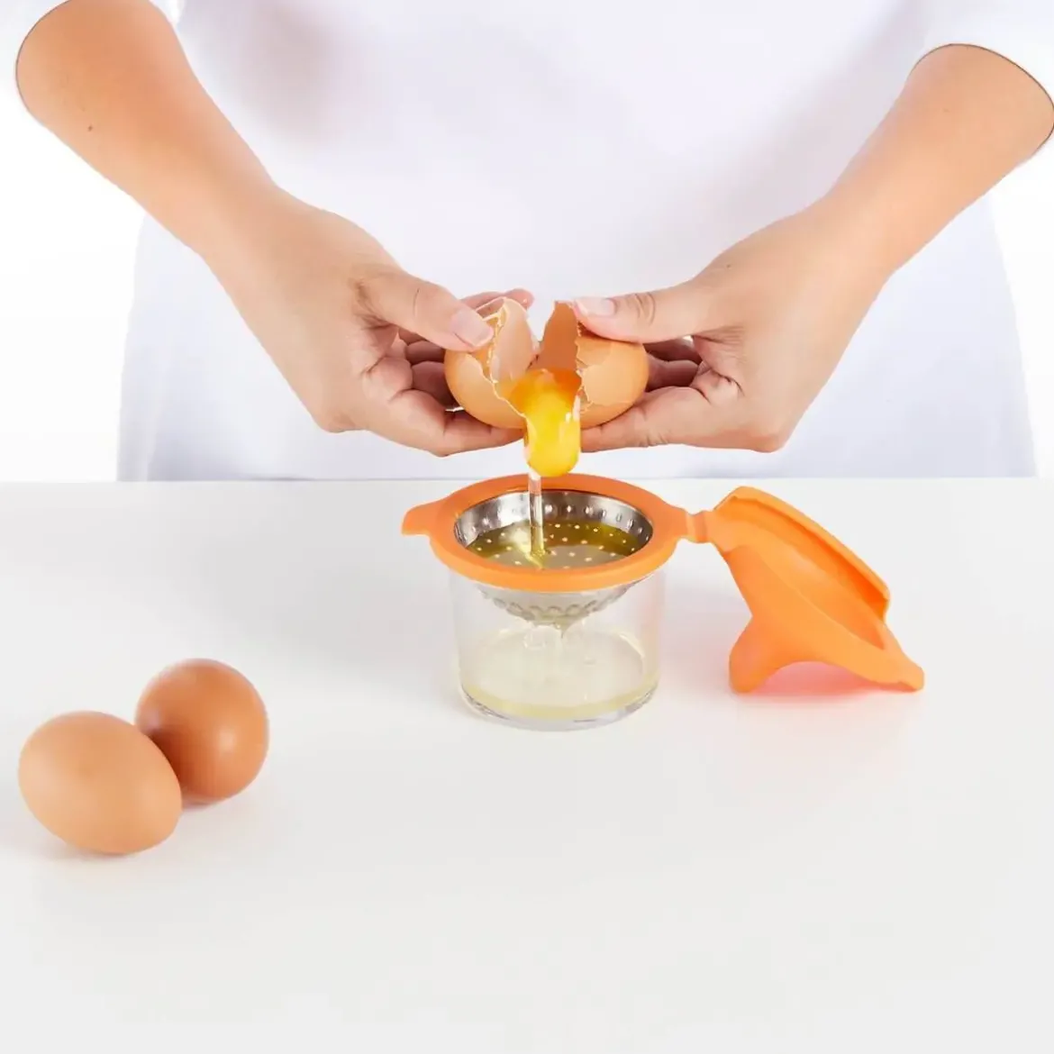 Escalfador de Huevos Naranja LEKUE 882968