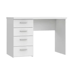 Escritorio con Cajonera de 4 Cajones Blanco A16