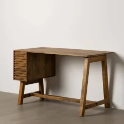 Escritorio de Madera de Mango Natural 125 cm 614768