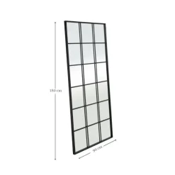 Espejo color Negro con efecto Ventana 180 cm 153405