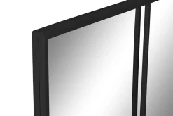 Espejo Cuadrado Decorativo en Hierro Negro 122 cm ES-218703