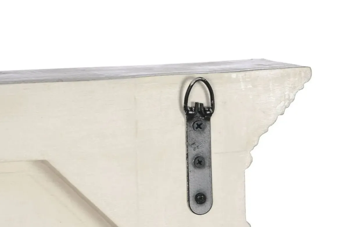 Espejo Decorativo de Mango Blanco para Pared ES-208760