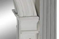 Espejo Decorativo de Mango Blanco para Pared ES-208760