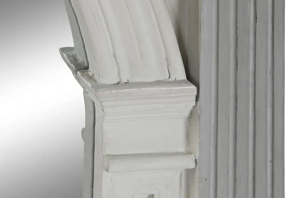 Espejo Decorativo de Mango Blanco para Pared ES-208760
