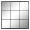Espejo de Hierro Cristal Negro 90x2x90 ES-195696