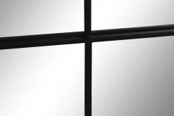 Espejo de Hierro Cristal Negro 90x2x90 ES-195696