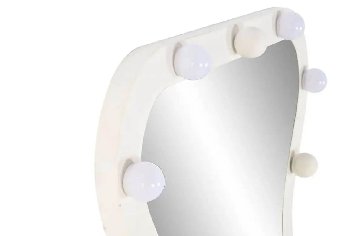 Espejo de Pared BOMBILLAS Blanco ES-222892