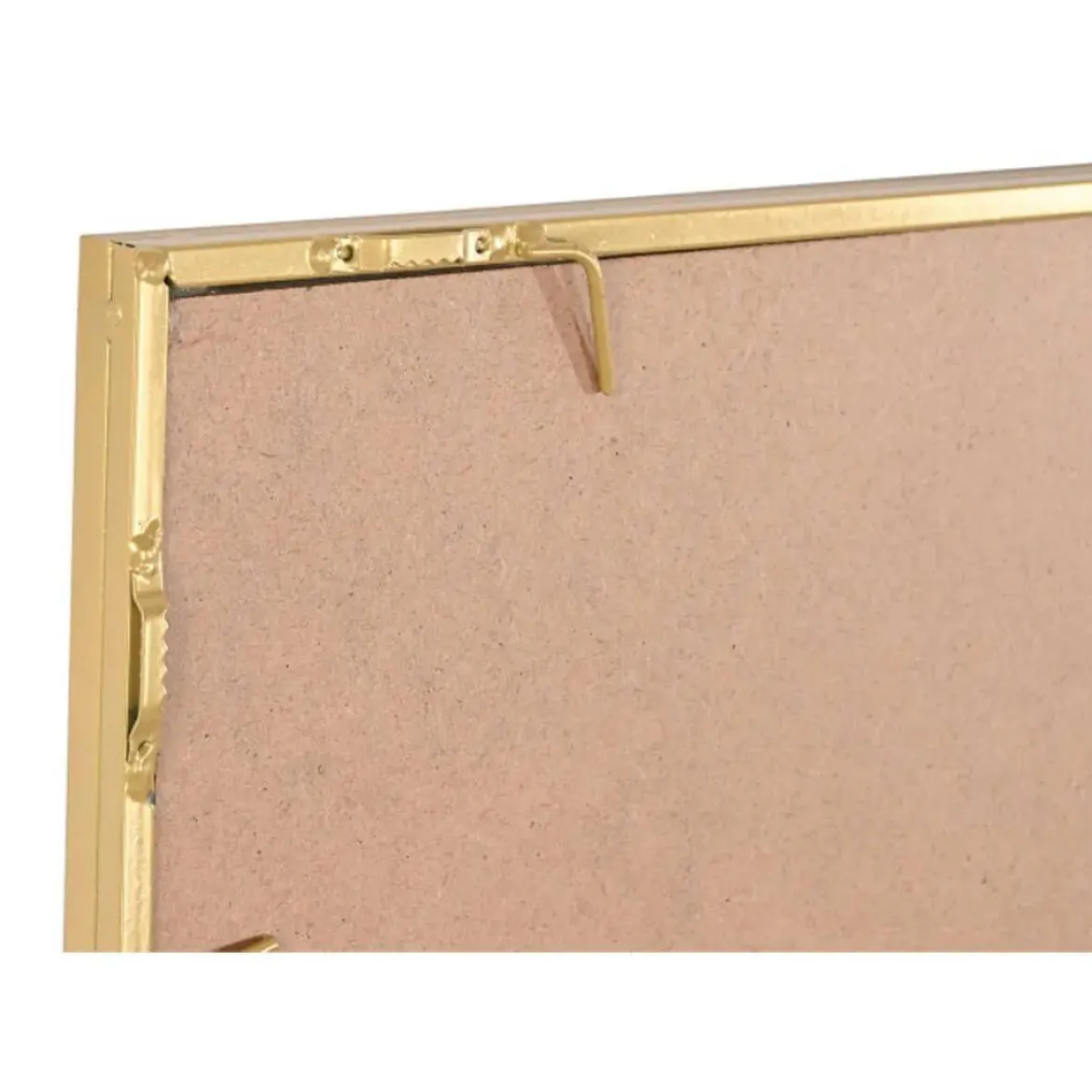 Espejo de Pared de Cristal y Hierro Dorado de 90x120 cm ES-198819