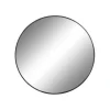 Espejo de Pared de Cristal y Hierro Negro de 120 cm ES-211495