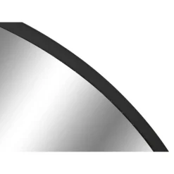 Espejo de Pared de Cristal y Hierro Negro de 120 cm ES-211495