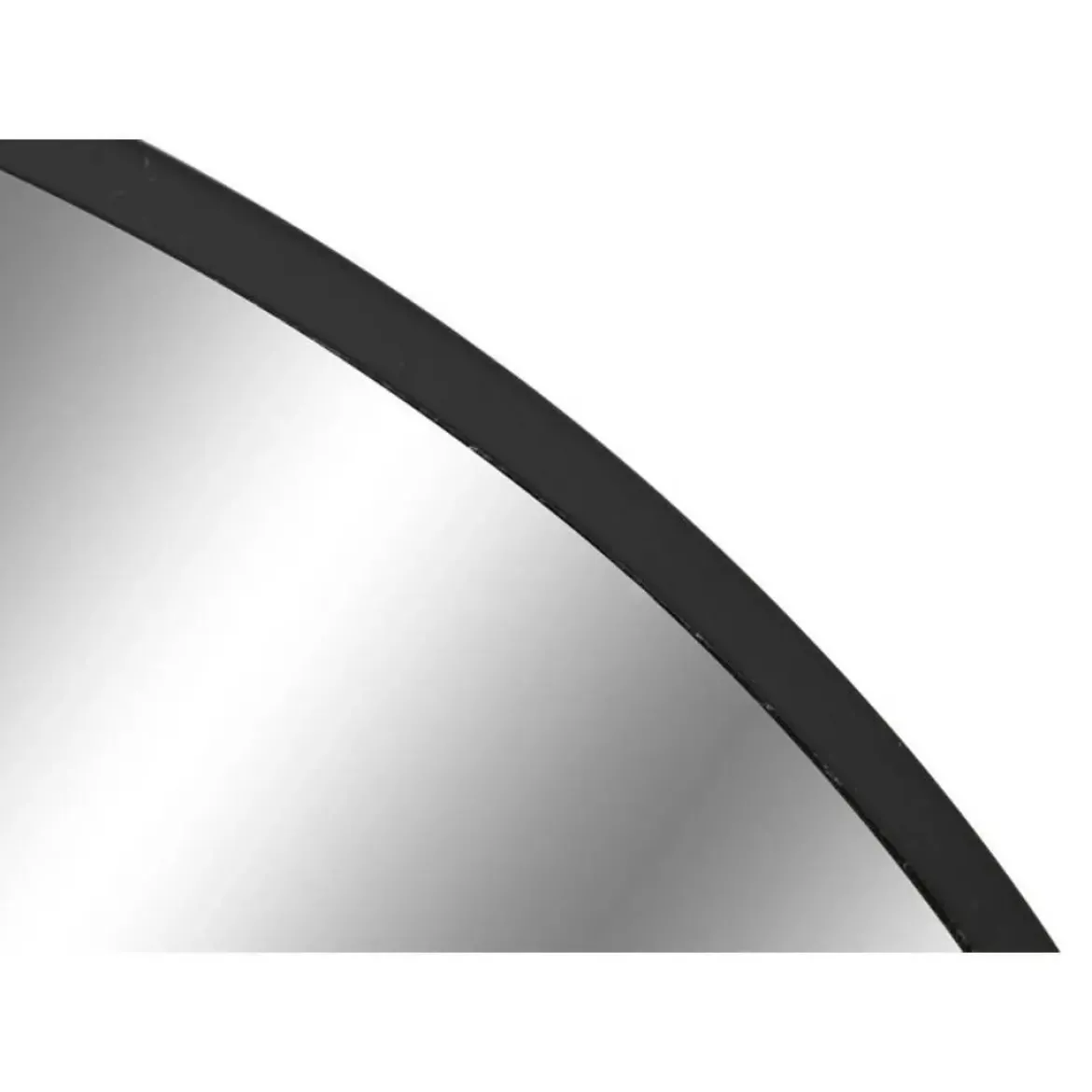 Espejo de Pared de Cristal y Hierro Negro de 120 cm ES-211495