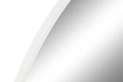 Espejo de Pared de Cristal y Hierro Blanco de 120 cm ES-211496