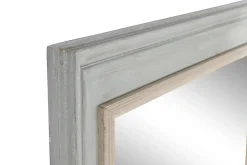 Espejo de Pared de Madera Gris ES-209927