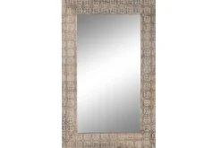 Espejo de Pared de Madera Natural LD-204998