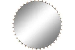 Espejo de Pared de Metal Negro ES-212251