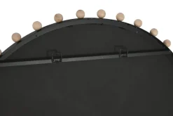 Espejo de Pared de Metal Negro ES-212251