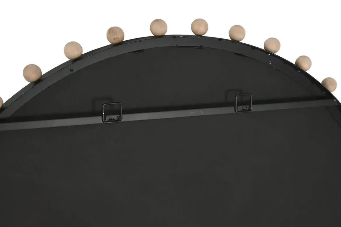 Espejo de Pared de Metal Negro ES-212251