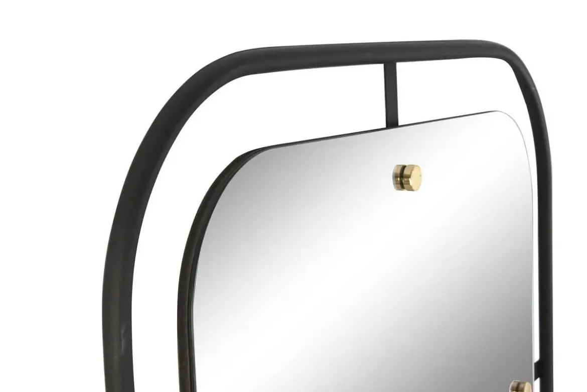 Espejo de Pared en Metal Negro ES-221347