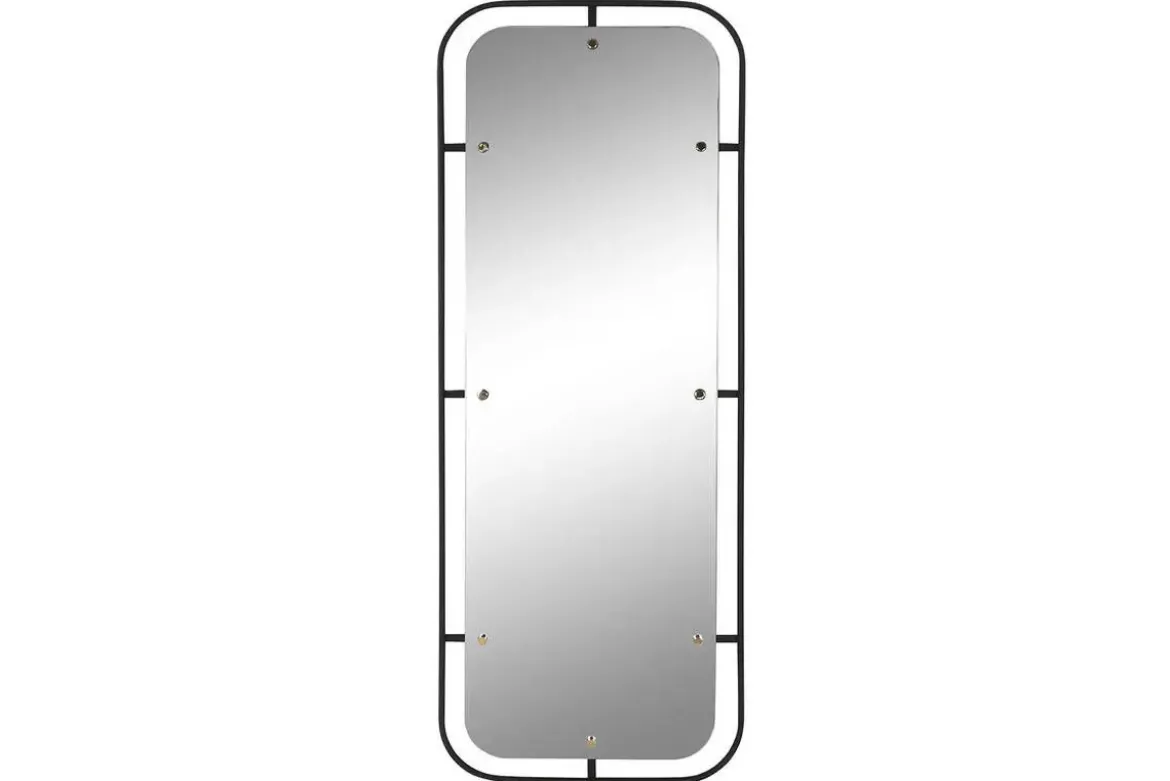 Espejo de Pared en Metal Negro ES-221347