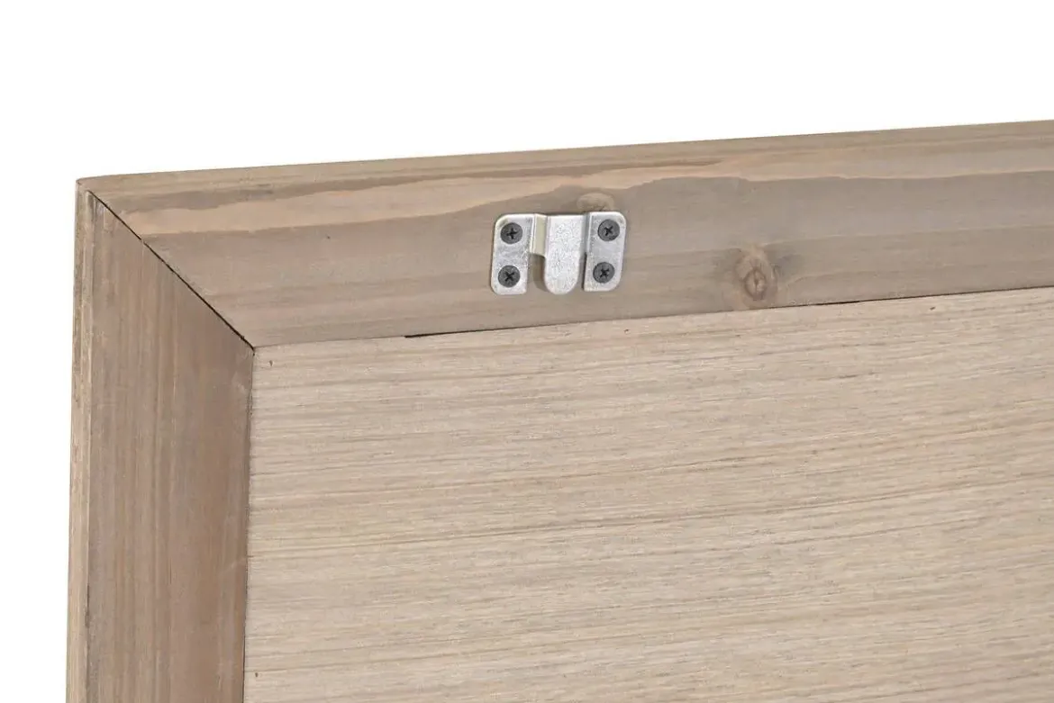 Espejo de Pared Madera Reciclada y Pino MB-225997