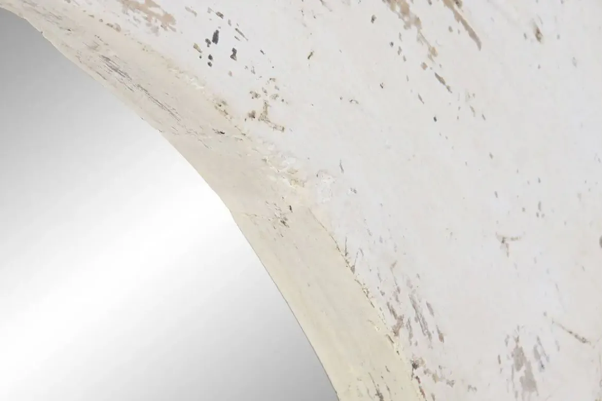 Espejo de Pared RUEDA Blanco Decapé ES-227818