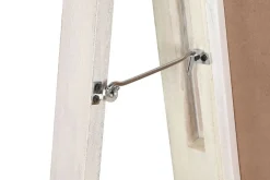 Espejo de Pie Vestidor Mango y Ratán Blanco Roto MB-215078