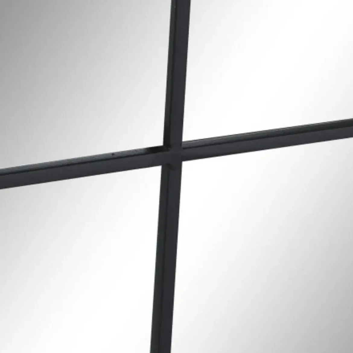 Espejo efecto Ventana de Hierro color Negro 150 cm ES-195698