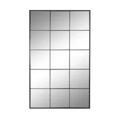 Espejo efecto Ventana de Hierro color Negro 150 cm ES-195698