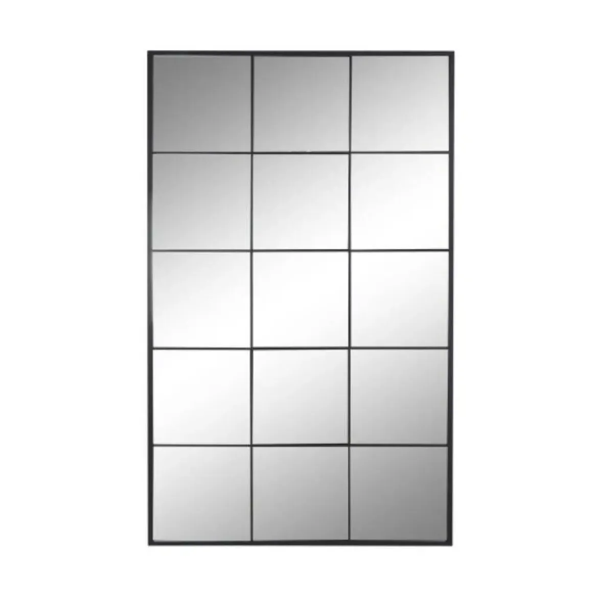 Espejo efecto Ventana de Hierro color Negro 150 cm ES-195698