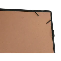 Espejo Geométrico de Pared de Cristal y Hierro Negro de 90x180 cm ES-215376