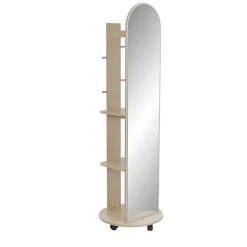 Espejo Vestidor Giratorio de MDF y Cristal 177 cm ES-232720