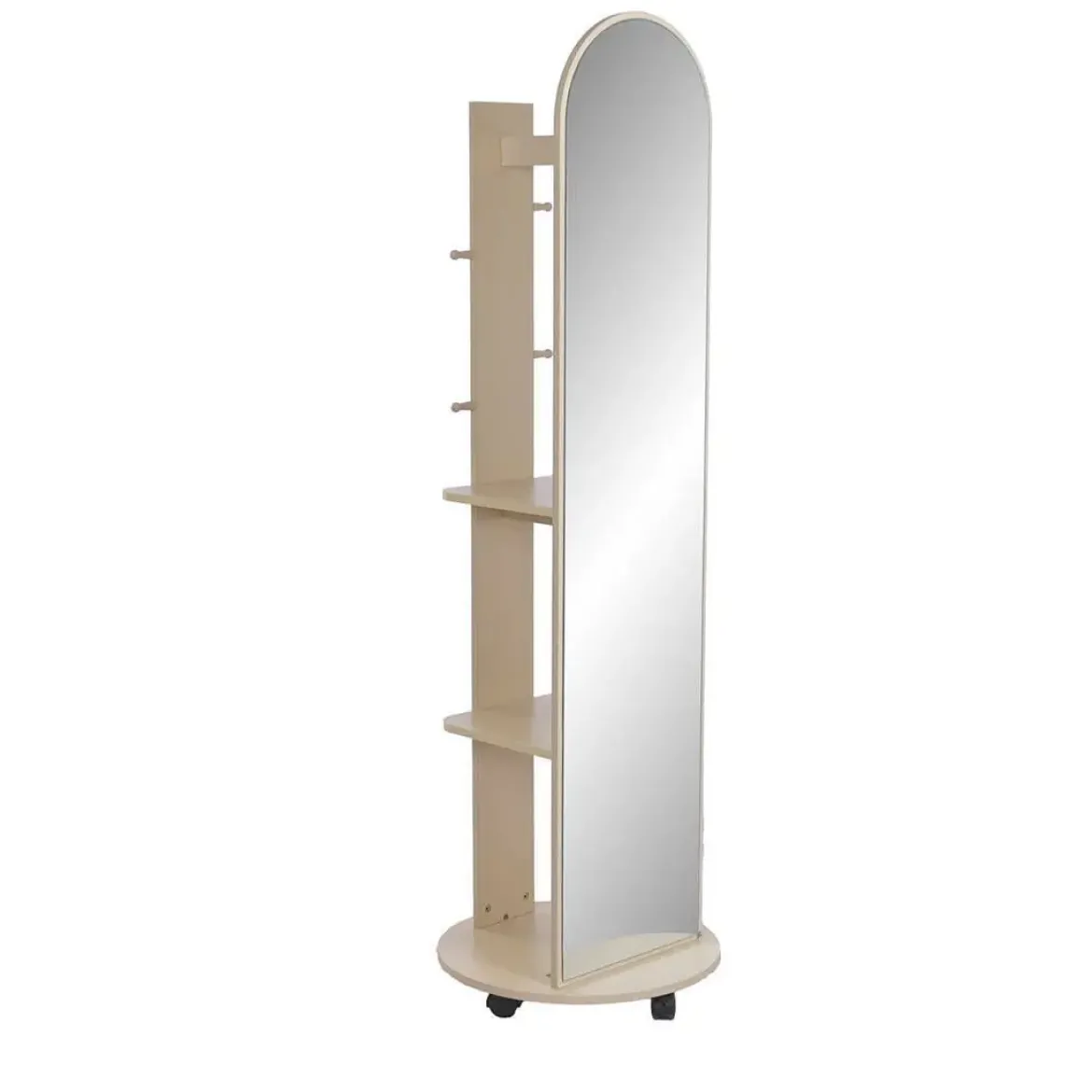 Espejo Vestidor Giratorio de MDF y Cristal 177 cm ES-232720