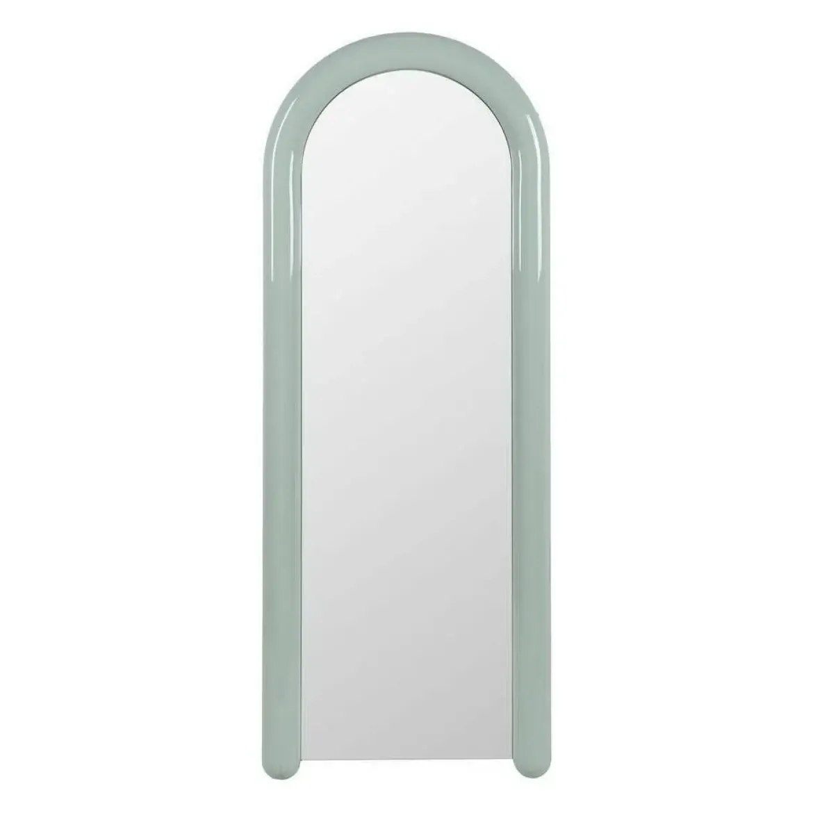 Espejo Vestidor Lacado Verde 60x160 cm con Sistema de Sujeción 614906