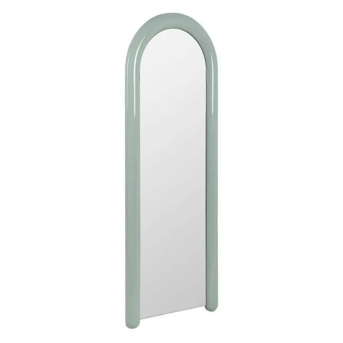 Espejo Vestidor Lacado Verde 60x160 cm con Sistema de Sujeción 614906