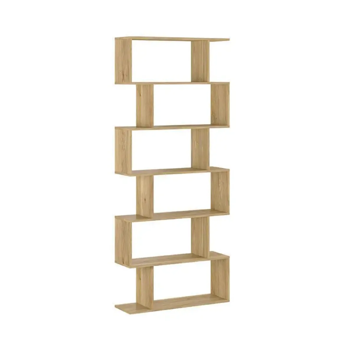 Estantería Asimétrica Alta de Melamina de 191 cm AURA