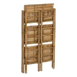 Estantería de Bambú Natural con Tres Baldas 613204