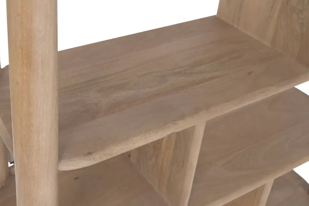 Estantería de Madera de Acacia con Cuerda MB-226691