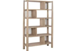 Estantería de Madera de Acacia con Cuerda MB-226691