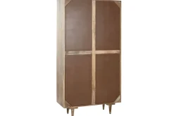Estantería de Madera de Mango Blanca MB-212182