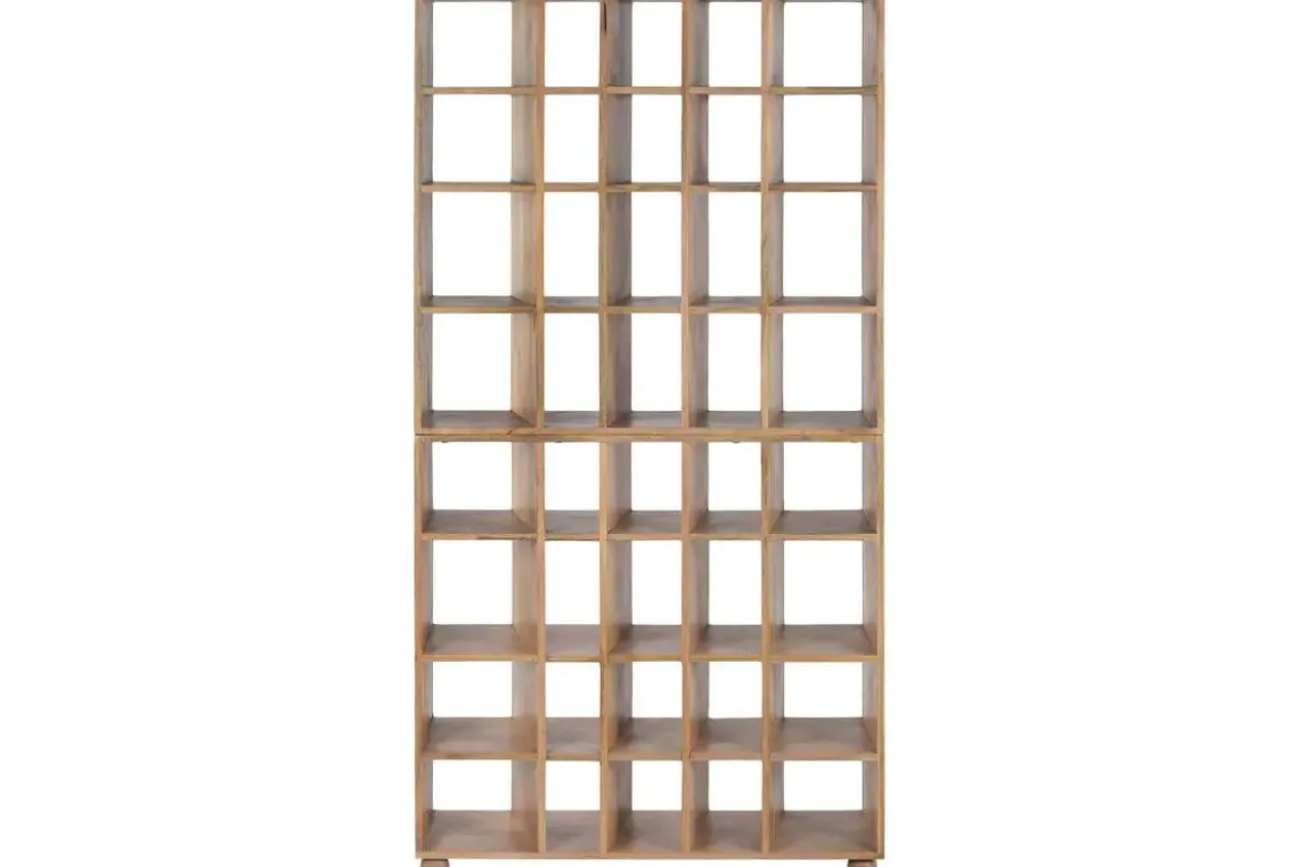Estantería de Madera de Mango Marrón MB-223086