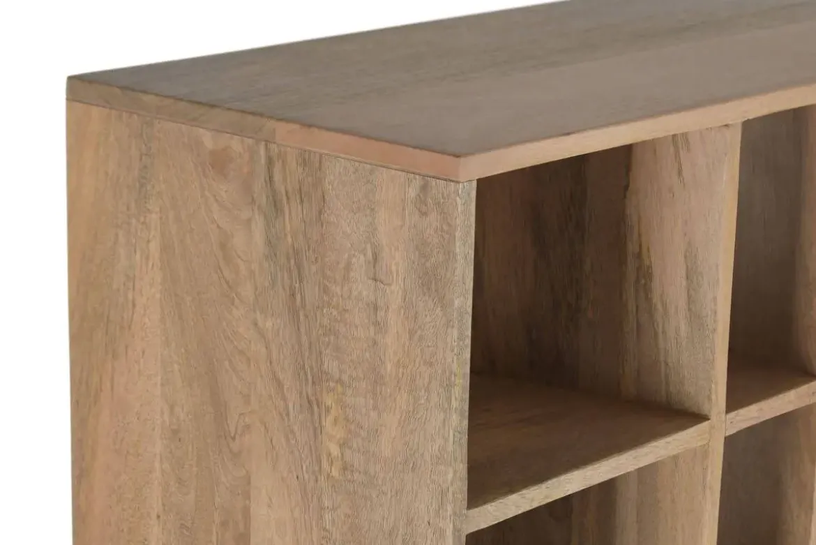 Estantería de Madera de Mango Marrón MB-223086