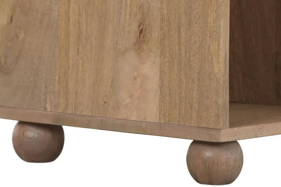 Estantería de Madera de Mango Marrón MB-223086