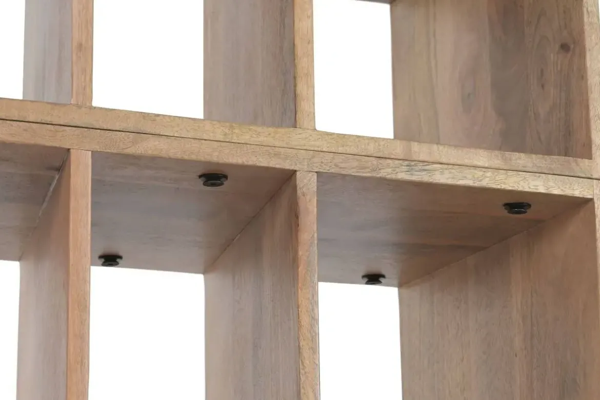 Estantería de Madera de Mango Marrón MB-223086