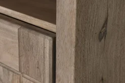 Estantería de Madera de Mango Natural 3 Puertas MB-215236