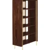 Estantería de Madera de Mango y Fibra Natural MB-222844