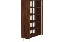 Estantería de Madera de Mango y Fibra Natural MB-222844