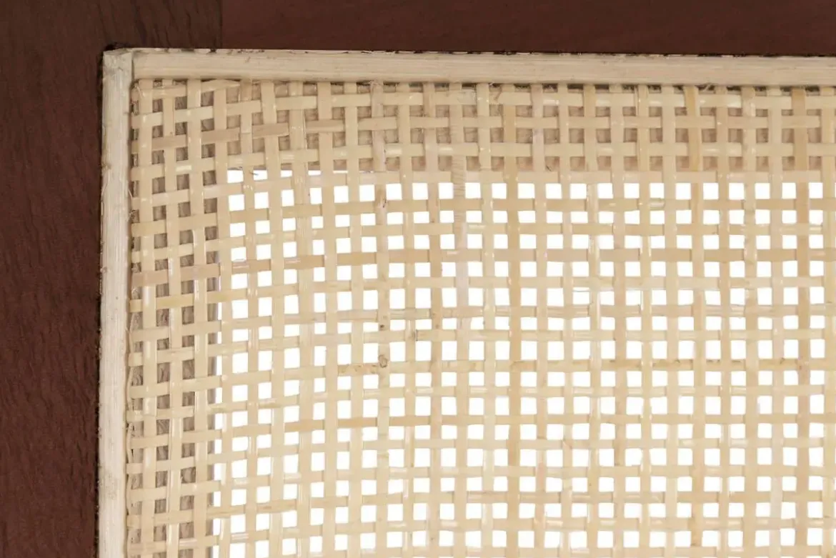 Estantería de Madera de Mango y Fibra Natural MB-222844