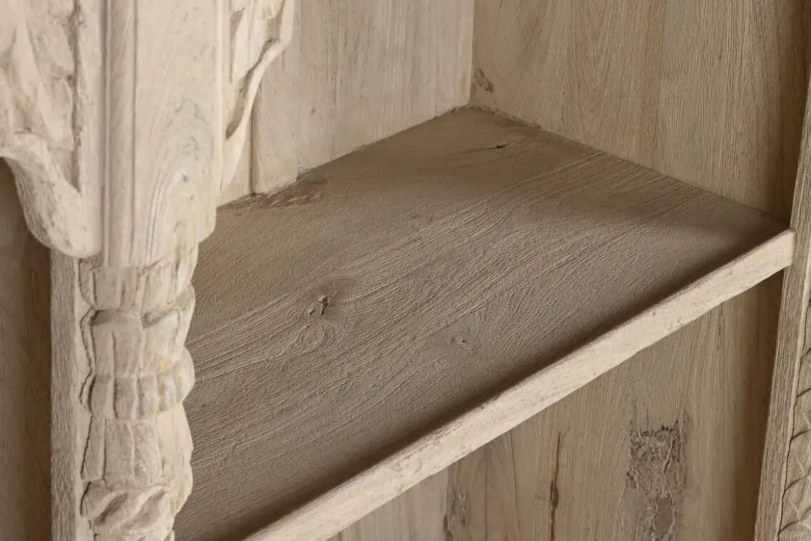 Estantería de Madera Tallada a Mano 204 cm MB-213893