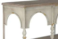 Estantería de Metal Blanca Envejecida 159 cm MB-216299
